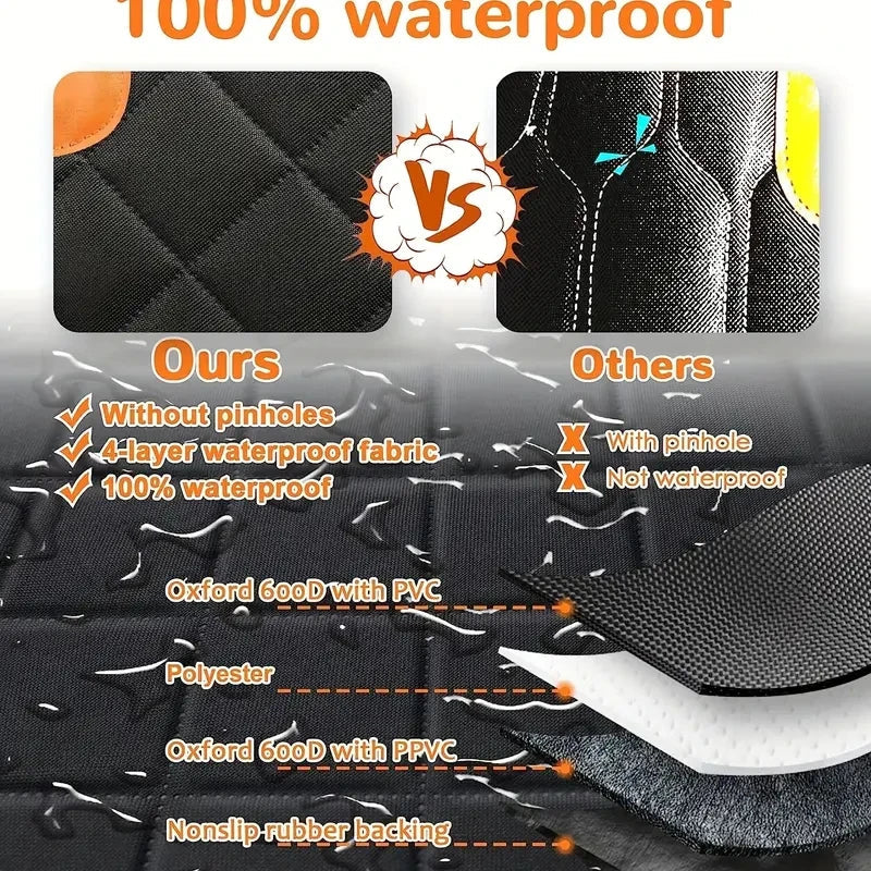 Heavy-Duty Waterproof Dog Car Seat Cover