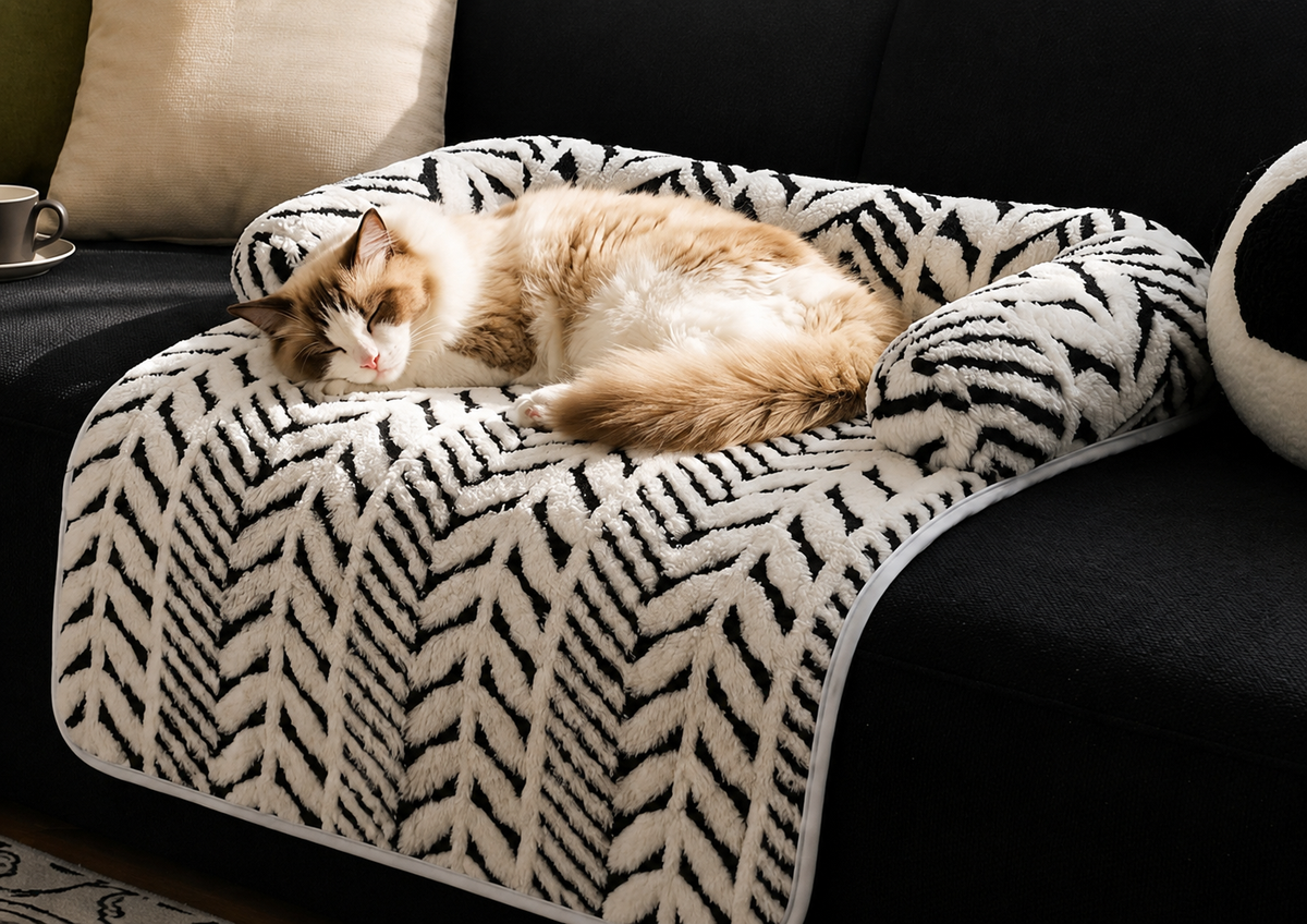 Cozy Pet Couch Protector Bed