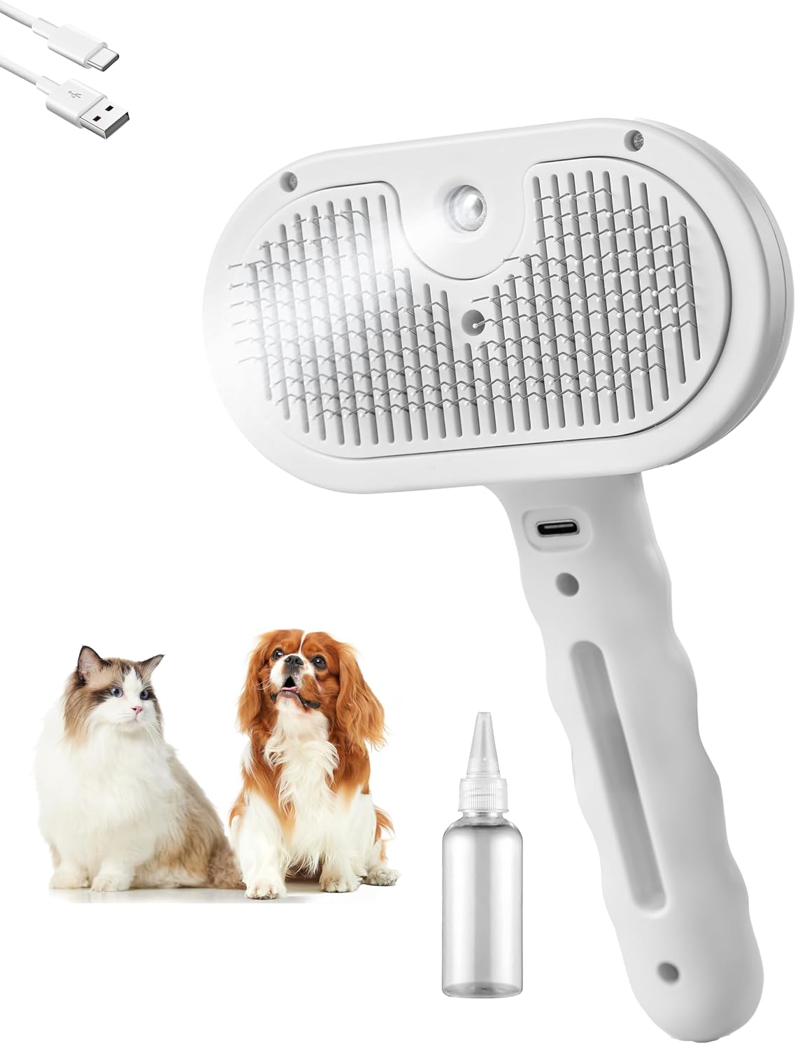 3 In 1 Pet  Electric Steamer Brush