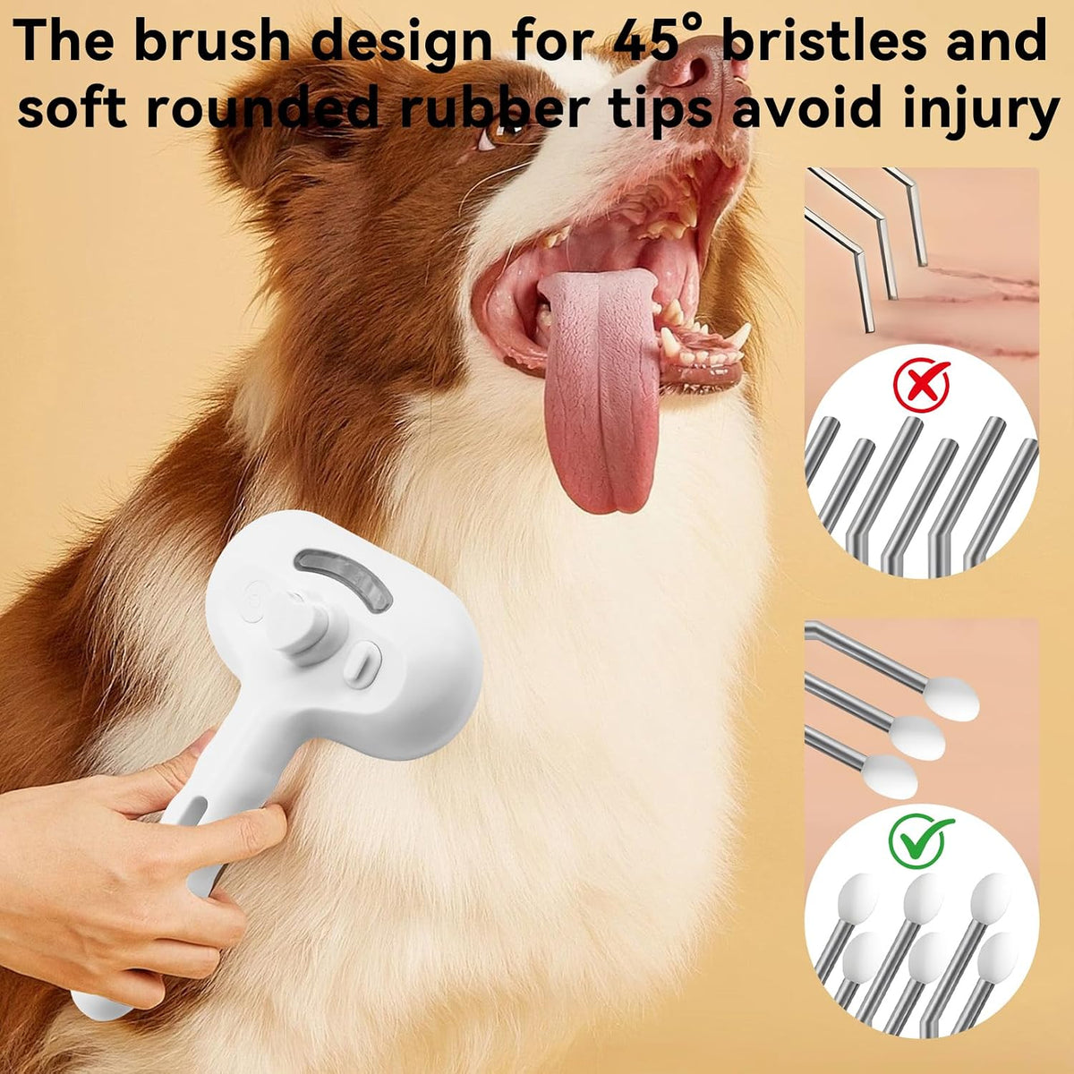 3 In 1 Pet  Electric Steamer Brush