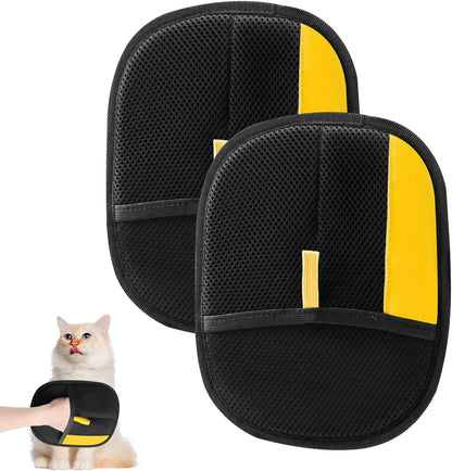 2-in-1 Pet Hair Removal & Grooming Mitt