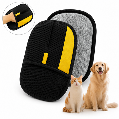2-in-1 Pet Hair Removal & Grooming Mitt