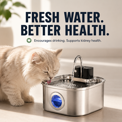 Stainless Steel Wireless Fountain