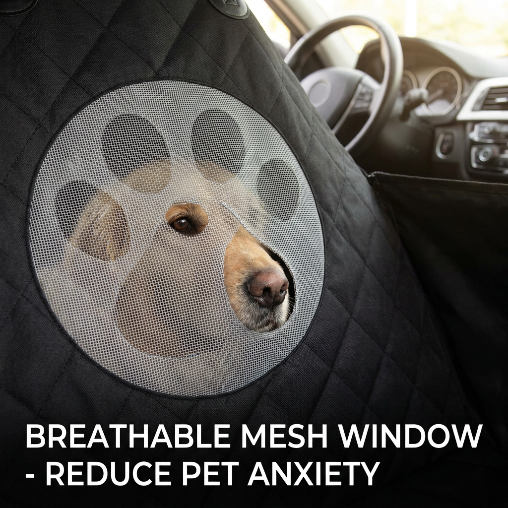 Heavy-Duty Waterproof Dog Car Seat Cover
