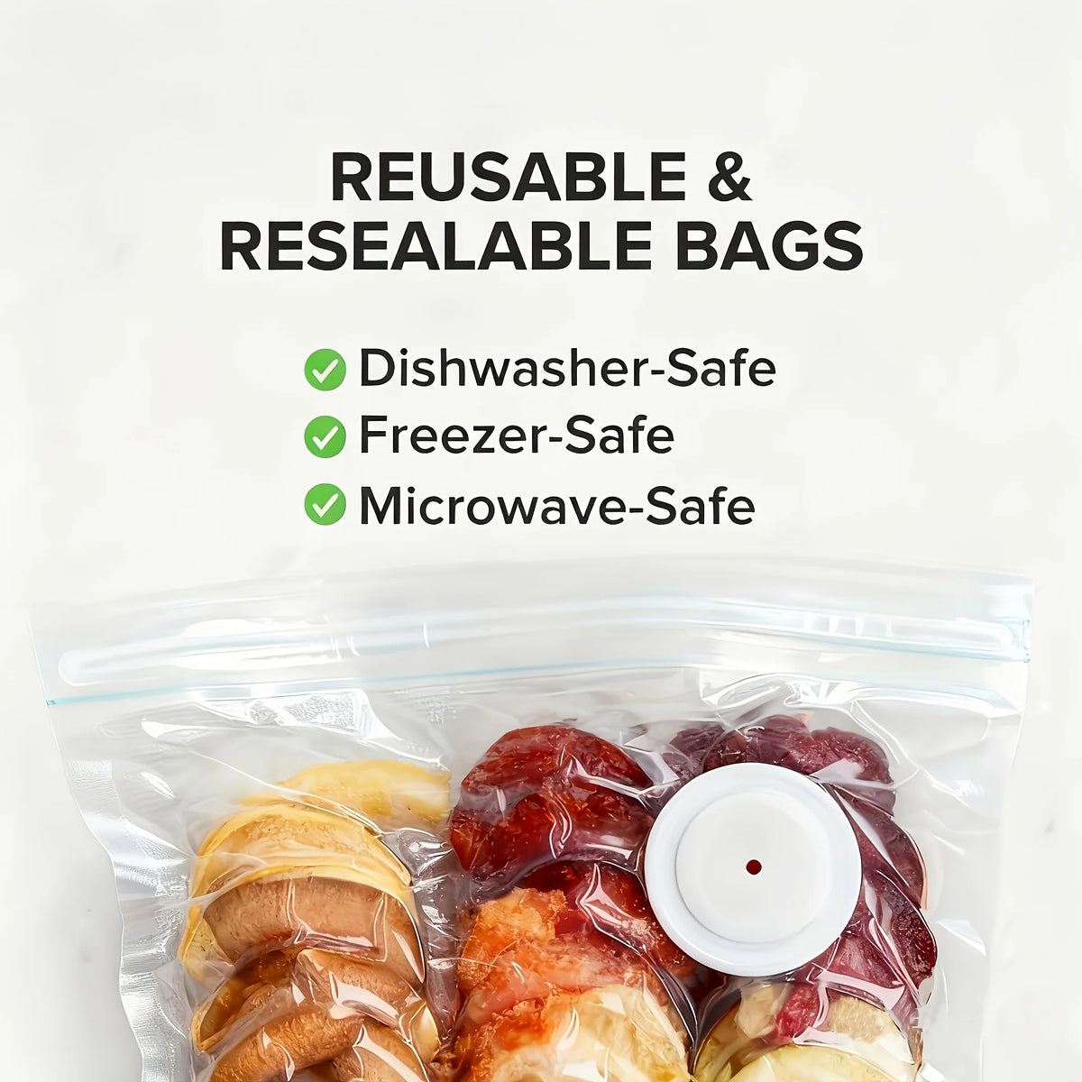 Handheld Rechargeable Food Vacuum Sealer Kit Portable Vacuum Sealer One-Touch Food Saver for Meat Fruit Vegetables Meal Prep