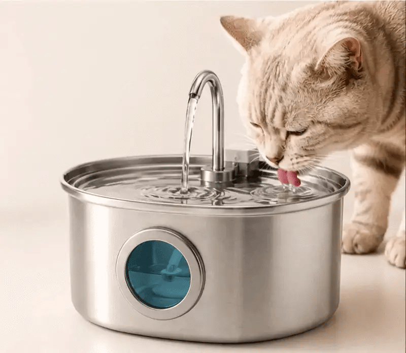 Stainless Steel Wireless Fountain